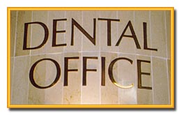 Dentist office Interior Brass Logo