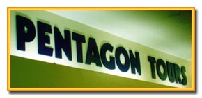 Pentagon Tours Sign