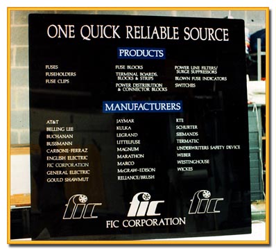 Acrylic Screened Sign